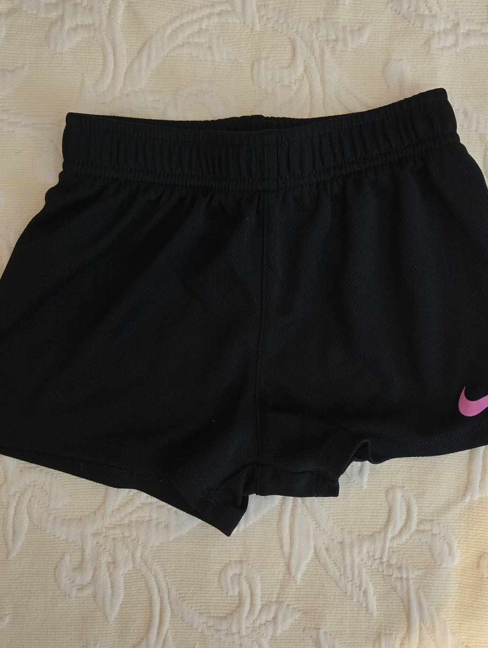 Nike Girls Black Athletic Mesh Shorts Size 4t